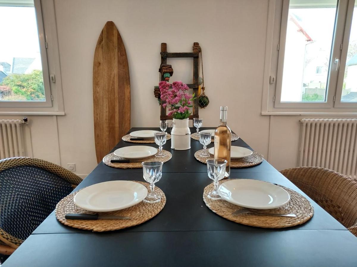 Maison Au Coeur Du Bourg, Plages A Pied Plougasnou Bagian luar foto